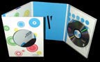 8 panel DVD DigiPak, custom die cut