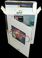 retail box with flap