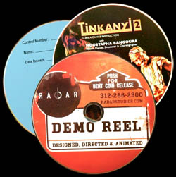 Screenprinted DVD-Rs